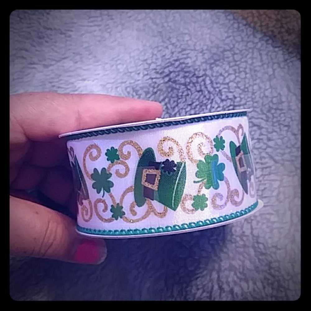 St.Pattics Day Wired Ribbon